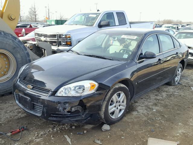 2G1WB58K479234089 - 2007 CHEVROLET IMPALA LS BLACK photo 2