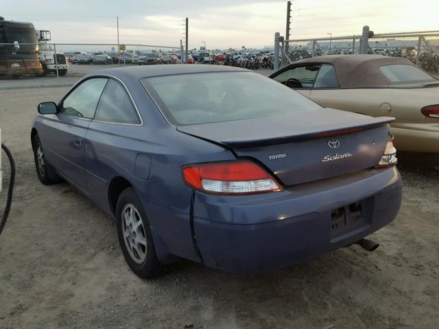 2T1CG28P8YC288275 - 2000 TOYOTA CAMRY SOLA BLUE photo 3