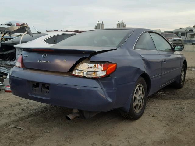 2T1CG28P8YC288275 - 2000 TOYOTA CAMRY SOLA BLUE photo 4