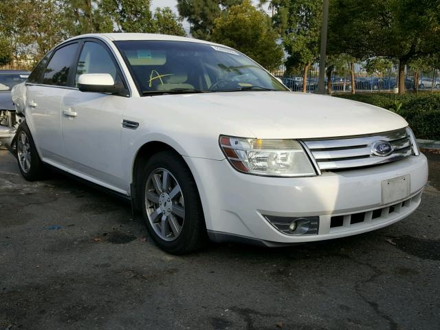 1FAHP24W58G167553 - 2008 FORD TAURUS SEL WHITE photo 1