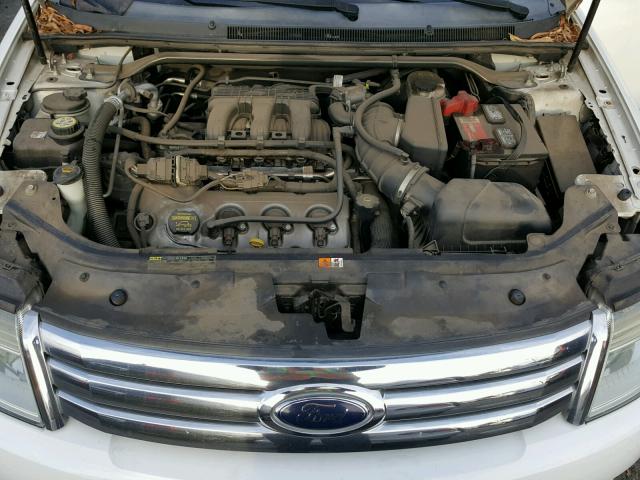 1FAHP24W58G167553 - 2008 FORD TAURUS SEL WHITE photo 7