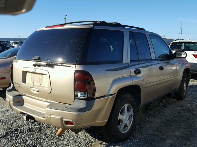 1GNDS13SX62171678 - 2006 CHEVROLET TRAILBLAZE GOLD photo 4