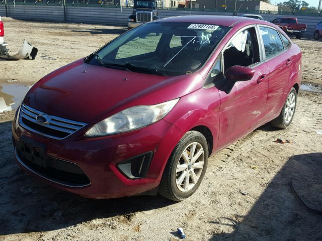 3FADP4BJ3BM153486 - 2011 FORD FIESTA SE MAROON photo 2