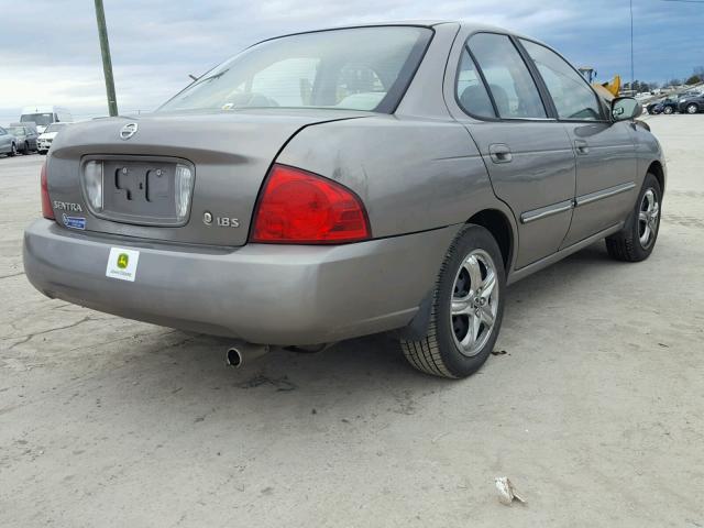 3N1CB51D94L856981 - 2004 NISSAN SENTRA 1.8 BROWN photo 4