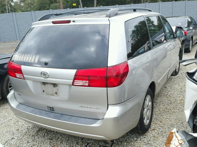 5TDZA22C65S354682 - 2005 TOYOTA SIENNA XLE BEIGE photo 4