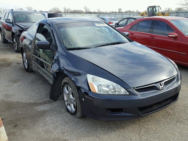 1HGCM72787A023889 - 2007 HONDA ACCORD EX BLUE photo 1