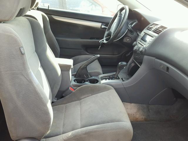 1HGCM72787A023889 - 2007 HONDA ACCORD EX BLUE photo 5