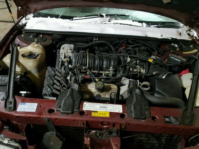 2G4WB52K2T1490218 - 1996 BUICK REGAL CUST RED photo 7