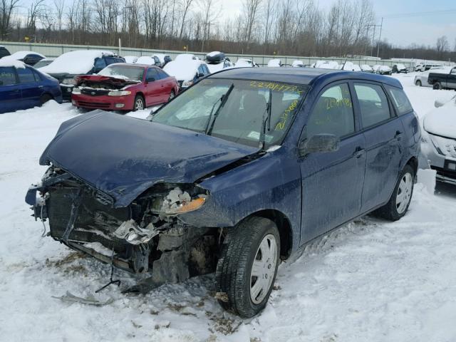 2T1KR32E87C631278 - 2007 TOYOTA MATRIX BLUE photo 2