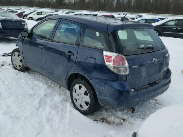 2T1KR32E87C631278 - 2007 TOYOTA MATRIX BLUE photo 3