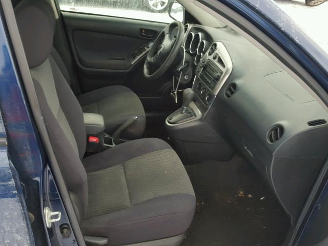 2T1KR32E87C631278 - 2007 TOYOTA MATRIX BLUE photo 5