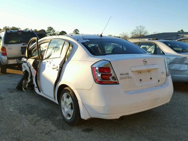 3N1AB61E17L670393 - 2007 NISSAN SENTRA 2.0 WHITE photo 3