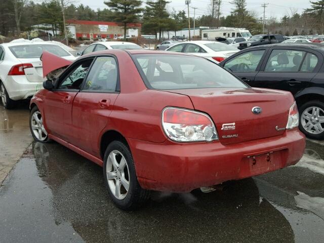 JF1GD61667H512789 - 2007 SUBARU IMPREZA 2. RED photo 3