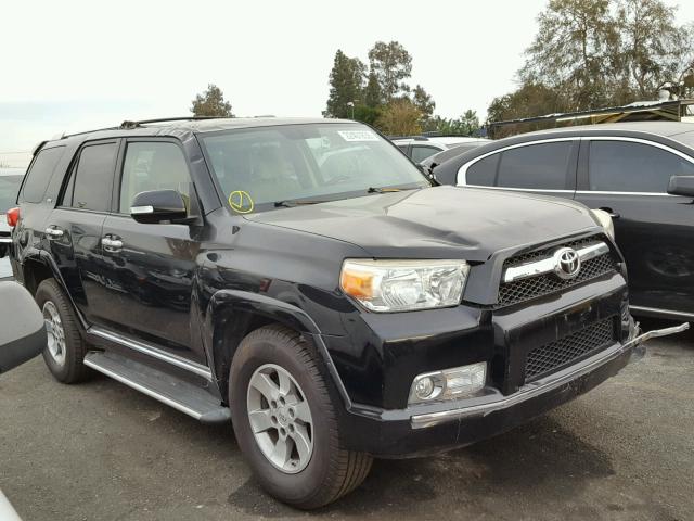 JTEZU5JR4A5000489 - 2010 TOYOTA 4RUNNER SR BLACK photo 1