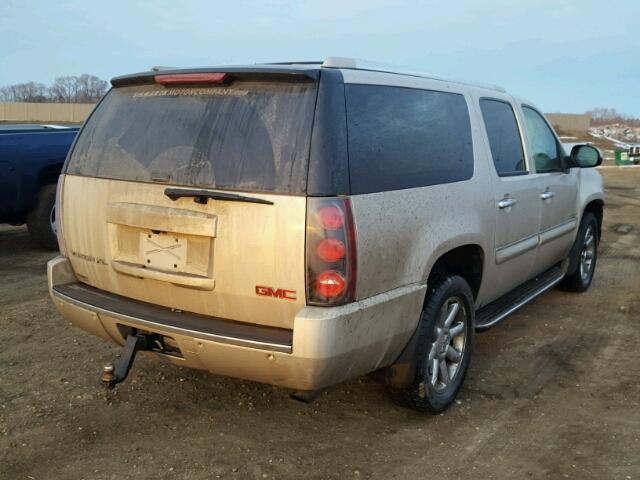 1GKFK66857J283458 - 2007 GMC YUKON XL D GOLD photo 4