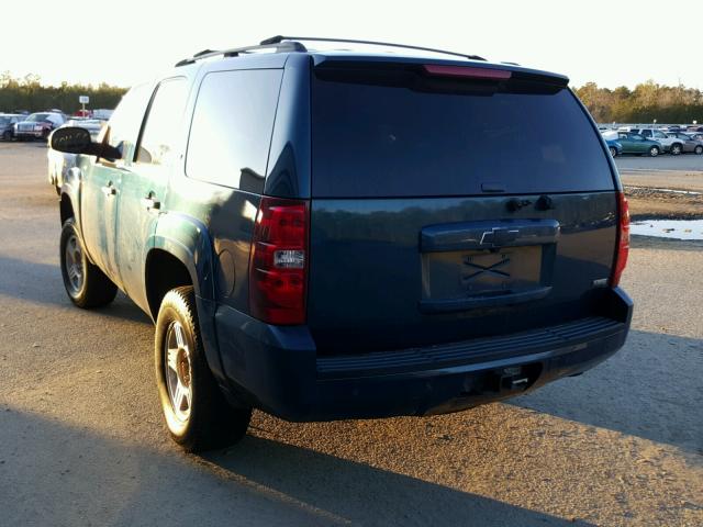 1GNFK13017R332757 - 2007 CHEVROLET TAHOE K150 BLUE photo 3