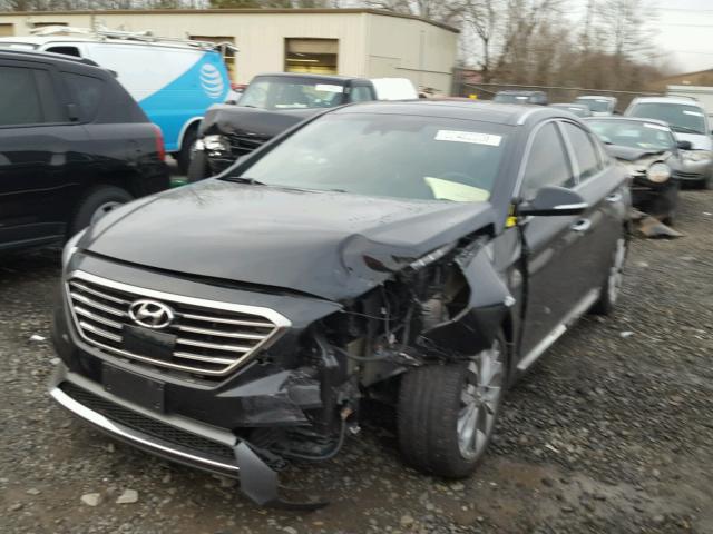 5NPE34AB7HH503964 - 2017 HYUNDAI SONATA SPO BLACK photo 2