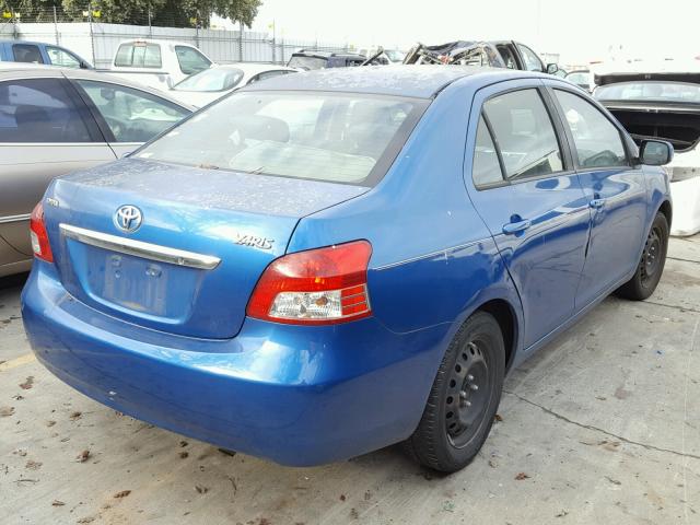 JTDBT903291303996 - 2009 TOYOTA YARIS BLUE photo 4