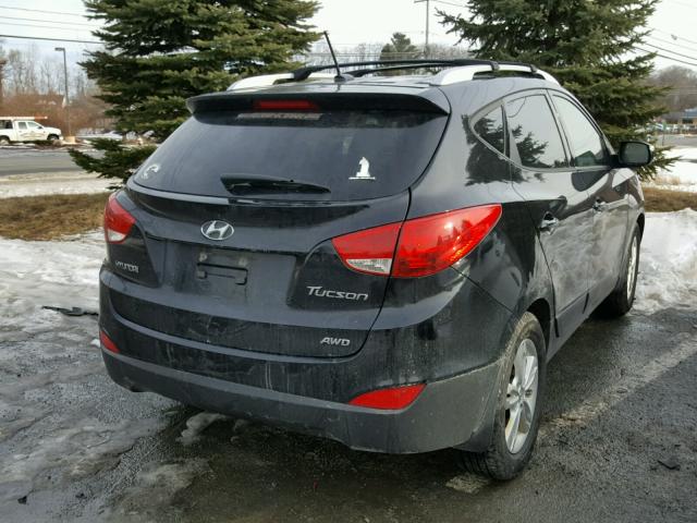 KM8JUCAC8CU371662 - 2012 HYUNDAI TUCSON GLS BLACK photo 4