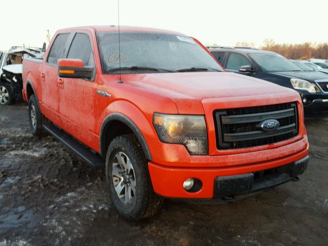 1FTFW1EF4EFD10202 - 2014 FORD F150 SUPER RED photo 1