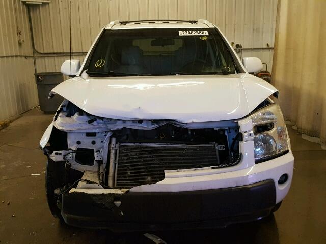 2CNDL73F966191950 - 2006 CHEVROLET EQUINOX LT WHITE photo 9