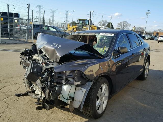 1G1ZB5E13BF279307 - 2011 CHEVROLET MALIBU LS ნაცრისფერი ფოტო 2