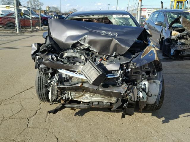 1G1ZB5E13BF279307 - 2011 CHEVROLET MALIBU LS ნაცრისფერი ფოტო 9