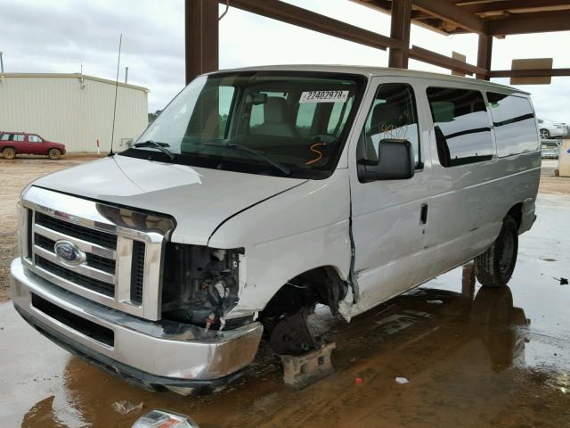 1FBNE3BL6EDA25831 - 2014 FORD ECONOLINE WHITE photo 2