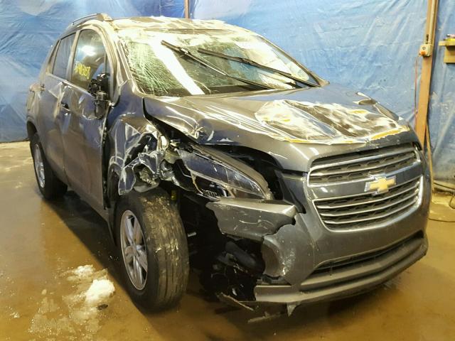 3GNCJPSB3GL265436 - 2016 CHEVROLET TRAX 1LT GRAY photo 1