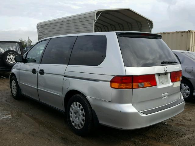 5FNRL18504B011625 - 2004 HONDA ODYSSEY LX SILVER photo 3