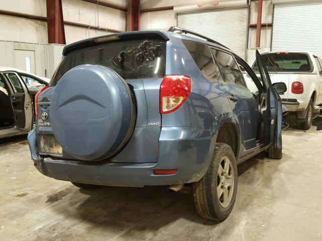 JTMBD33V686063988 - 2008 TOYOTA RAV4 BLUE photo 4