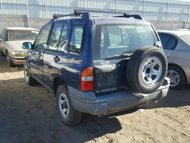 2CNBJ13C016901066 - 2001 CHEVROLET TRACKER BLUE photo 3