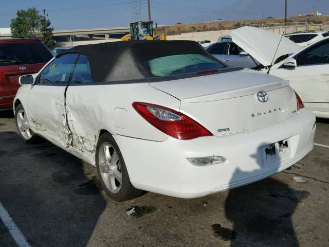 4T1FA38P77U125845 - 2007 TOYOTA CAMRY SOLA WHITE photo 3