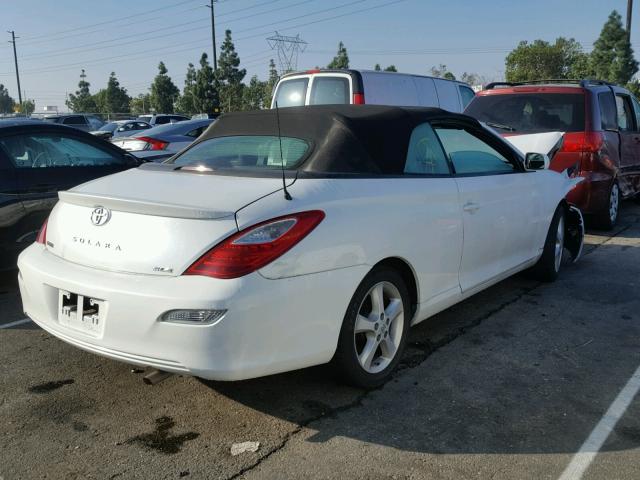 4T1FA38P77U125845 - 2007 TOYOTA CAMRY SOLA WHITE photo 4