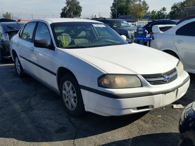 2G1WF52E539144192 - 2003 CHEVROLET IMPALA WHITE photo 1