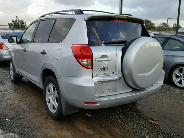 JTMZD33V175037401 - 2007 TOYOTA RAV4 SILVER photo 3