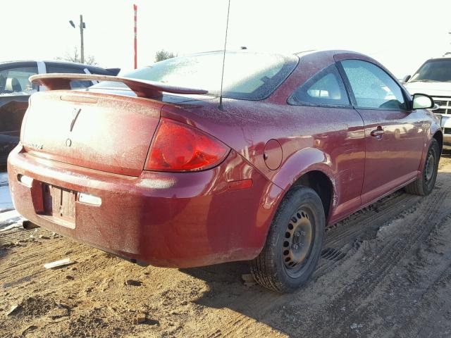 1G2AL18FX87305278 - 2008 PONTIAC G5 RED photo 4