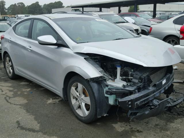 KMHDH4AEXCU440103 - 2012 HYUNDAI ELANTRA GL SILVER photo 1