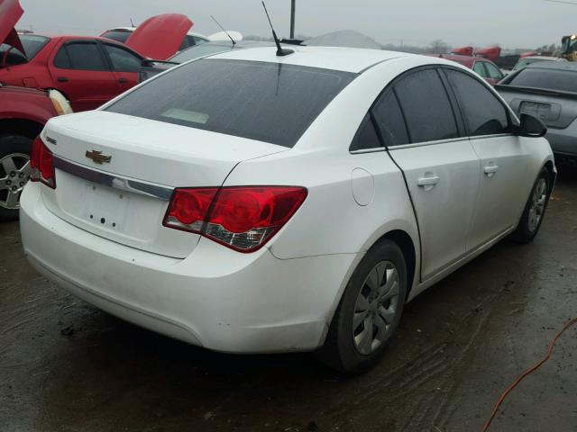 1G1PC5SH9C7343979 - 2012 CHEVROLET CRUZE LS WHITE photo 4