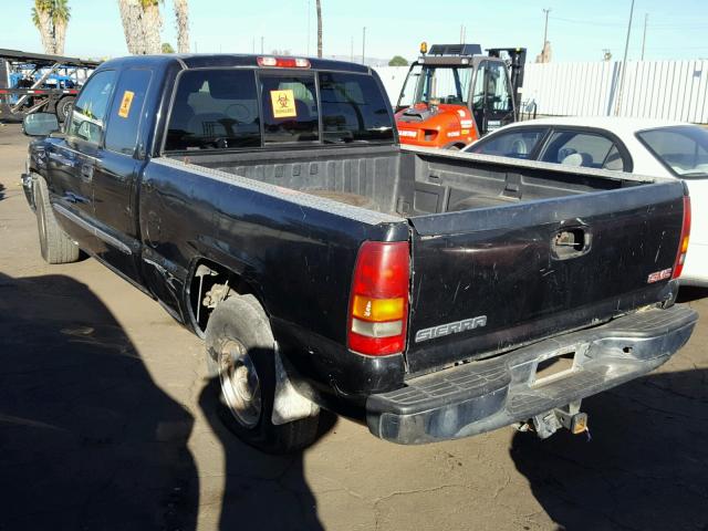 2GTEC19T231351534 - 2003 GMC NEW SIERRA BLACK photo 3