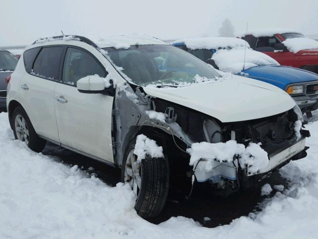 JN8AZ1MW1AW106717 - 2010 NISSAN MURANO S WHITE photo 1