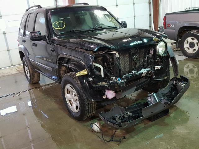 1J4GL48K82W255556 - 2002 JEEP LIBERTY SP BLACK photo 1