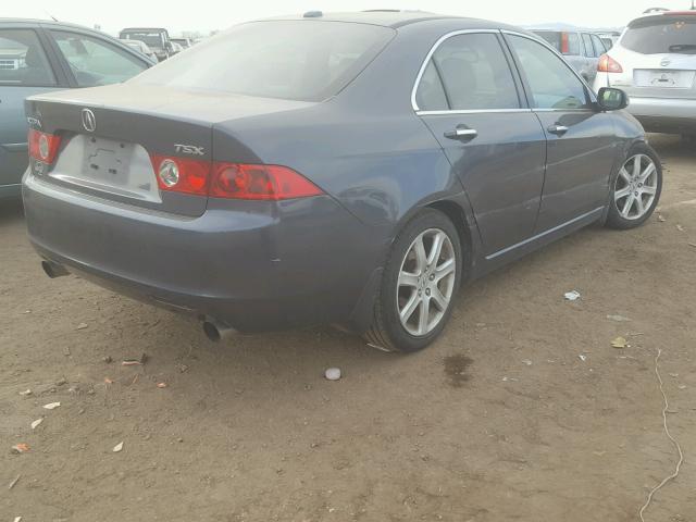 JH4CL95835C002675 - 2005 ACURA TSX GRAY photo 4