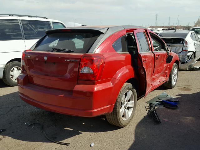 1B3CB3HA4BD147800 - 2011 DODGE CALIBER MA RED photo 4