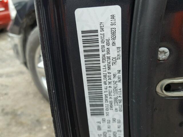 1C6RR6LT1GS241142 - 2016 RAM 1500 SLT გრაფიტი ფოტო 10