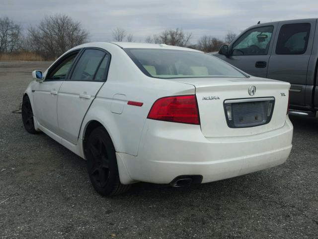 19UUA66226A064457 - 2006 ACURA 3.2TL WHITE photo 3