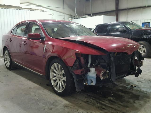 1LNHL9ER0BG600724 - 2011 LINCOLN MKS RED photo 1