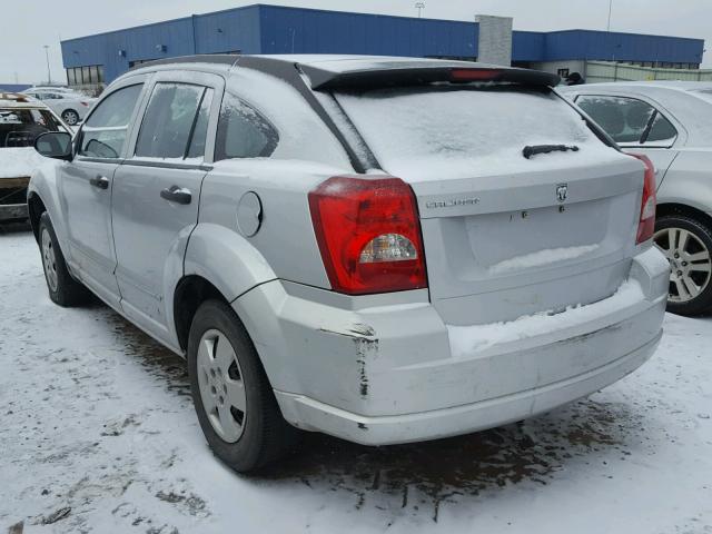 1B3HB28B47D569498 - 2007 DODGE CALIBER SILVER photo 3