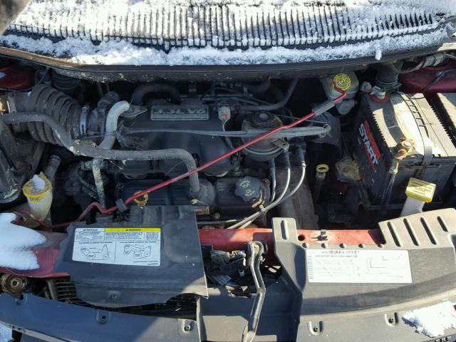 2A4GP44R66R705615 - 2006 CHRYSLER TOWN & COU MAROON photo 7