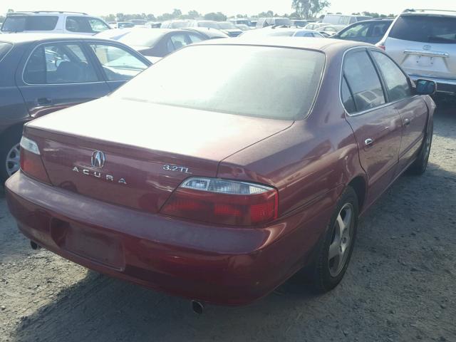 19UUA56653A006223 - 2003 ACURA 3.2TL RED photo 4